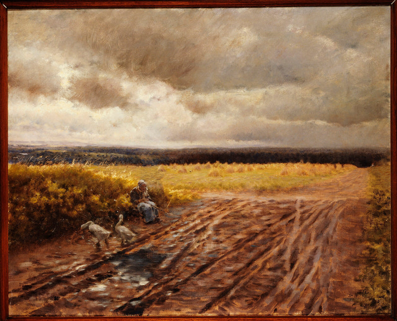 The Goose Girl - Giuseppe De Nittis