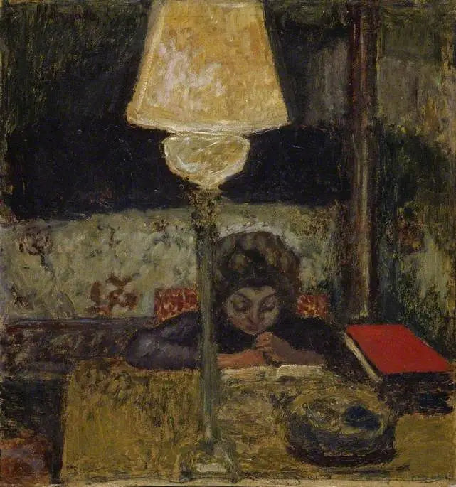 Reproduction du tableau « La lampe à huile - Pierre Bonnard » par Alpha Reproduction en peinture à l’huile