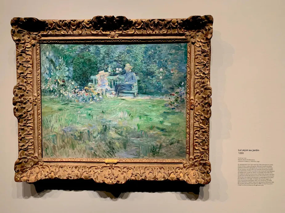 The Lesson in the Garden - Berthe Morisot