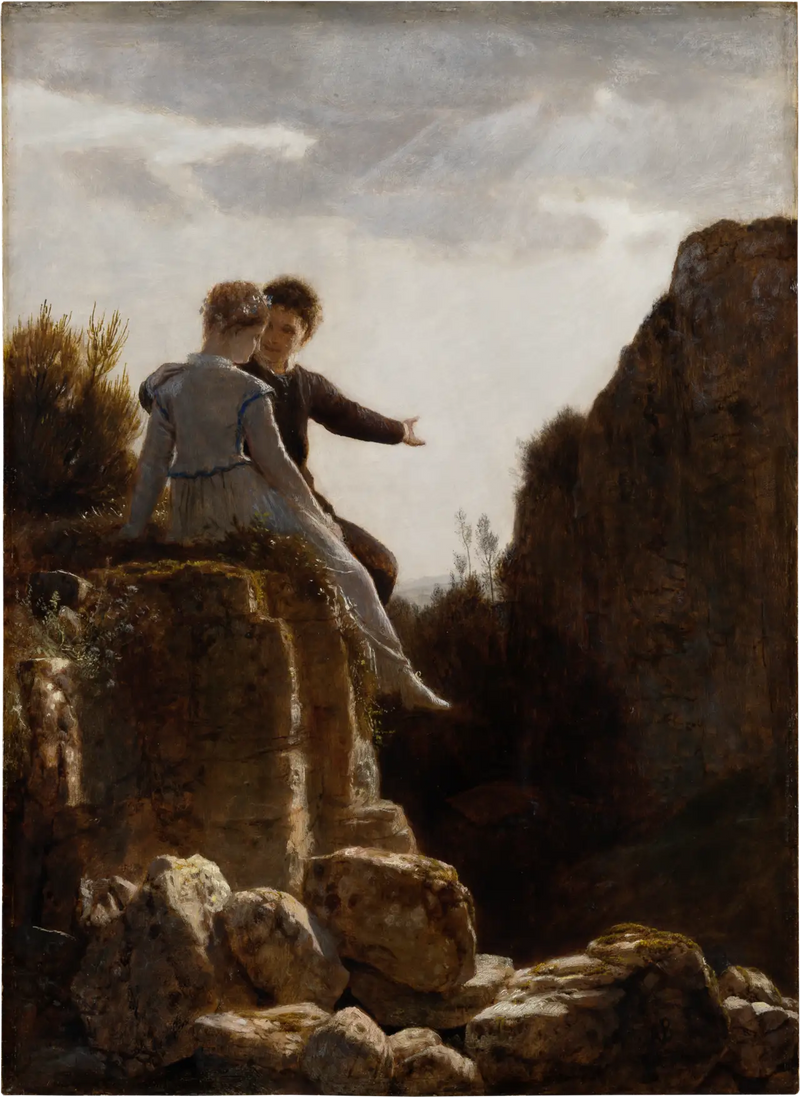 The Honeymoon - Arnold Böcklin