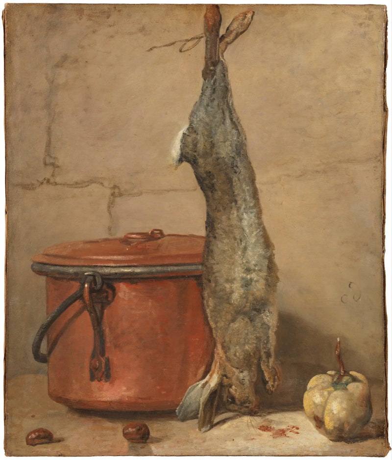 Copper Rabbit and Pot - Jean Siméon Chardin