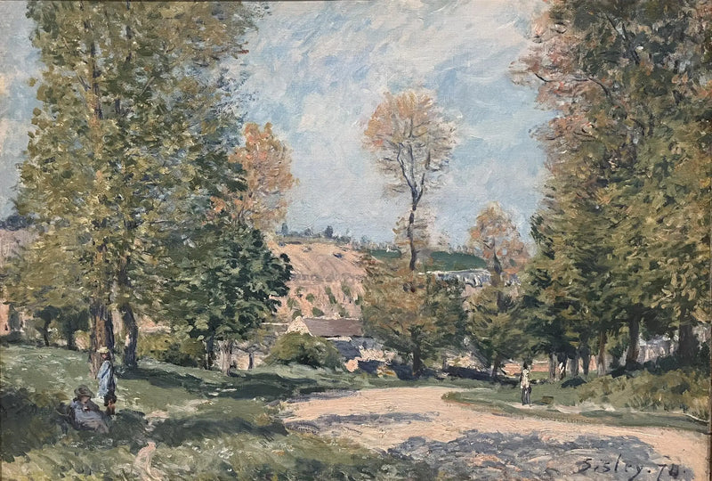 The Road to Louveciennes - Alfred Sisley