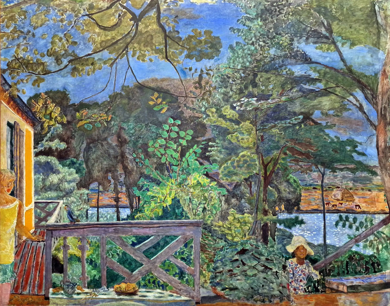 The Terrace of Vernon - Pierre Bonnard
