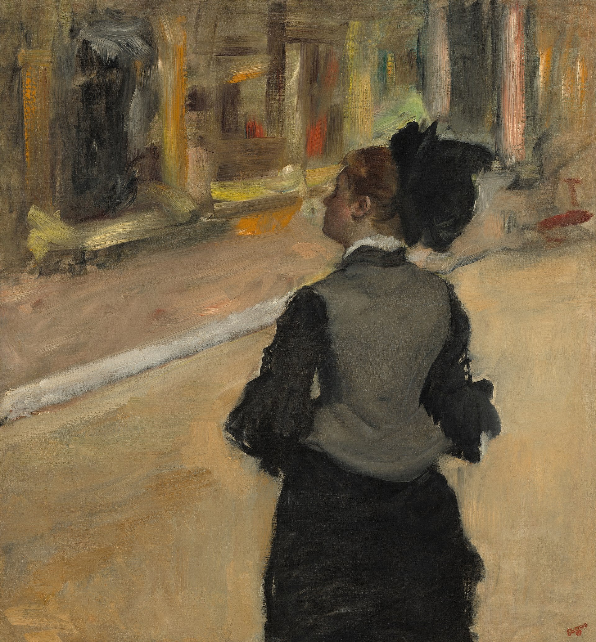 The Museum Visit - Edgar Degas