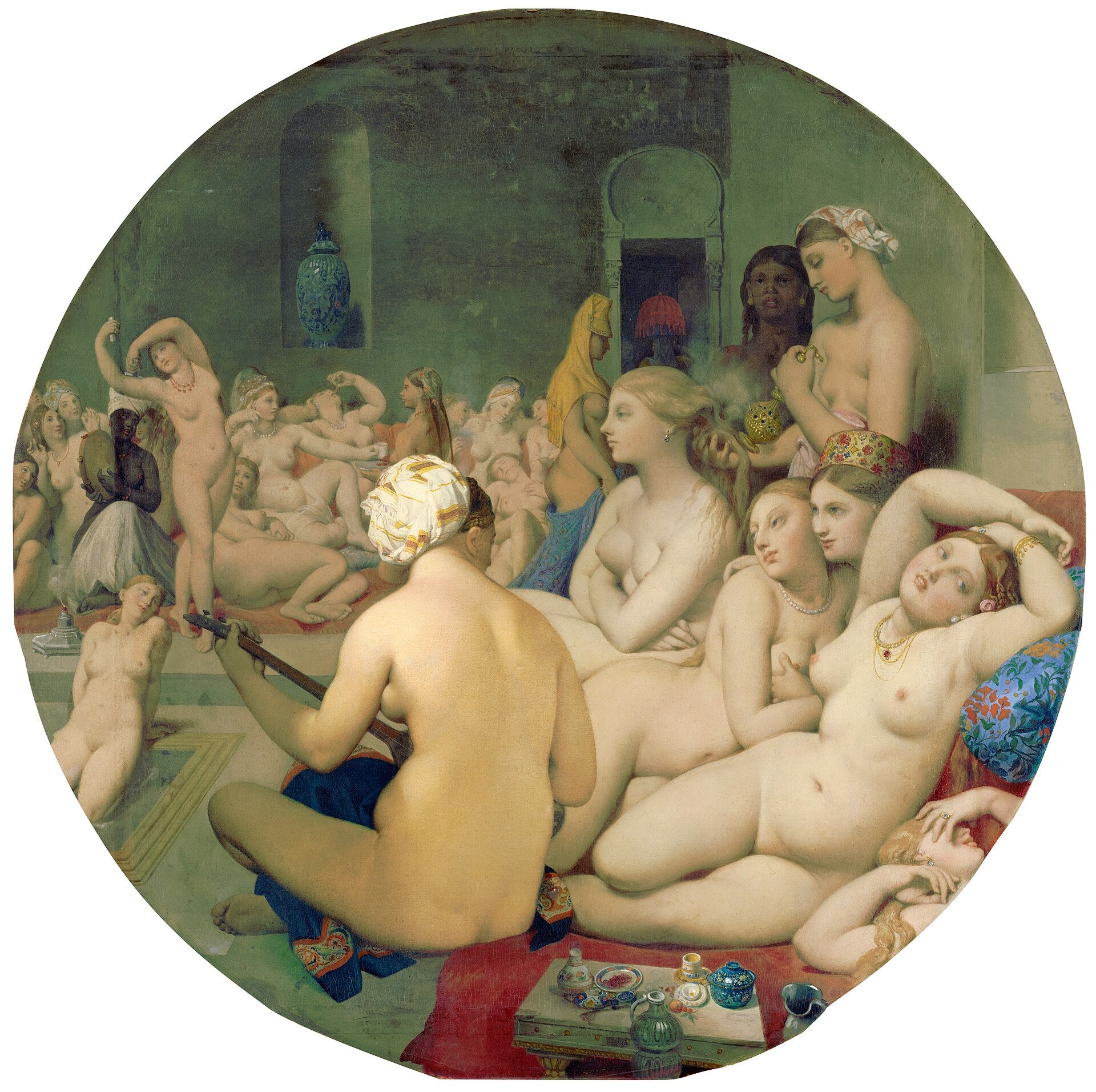 The Turkish Bath - Jean-Auguste-Dominique Ingres