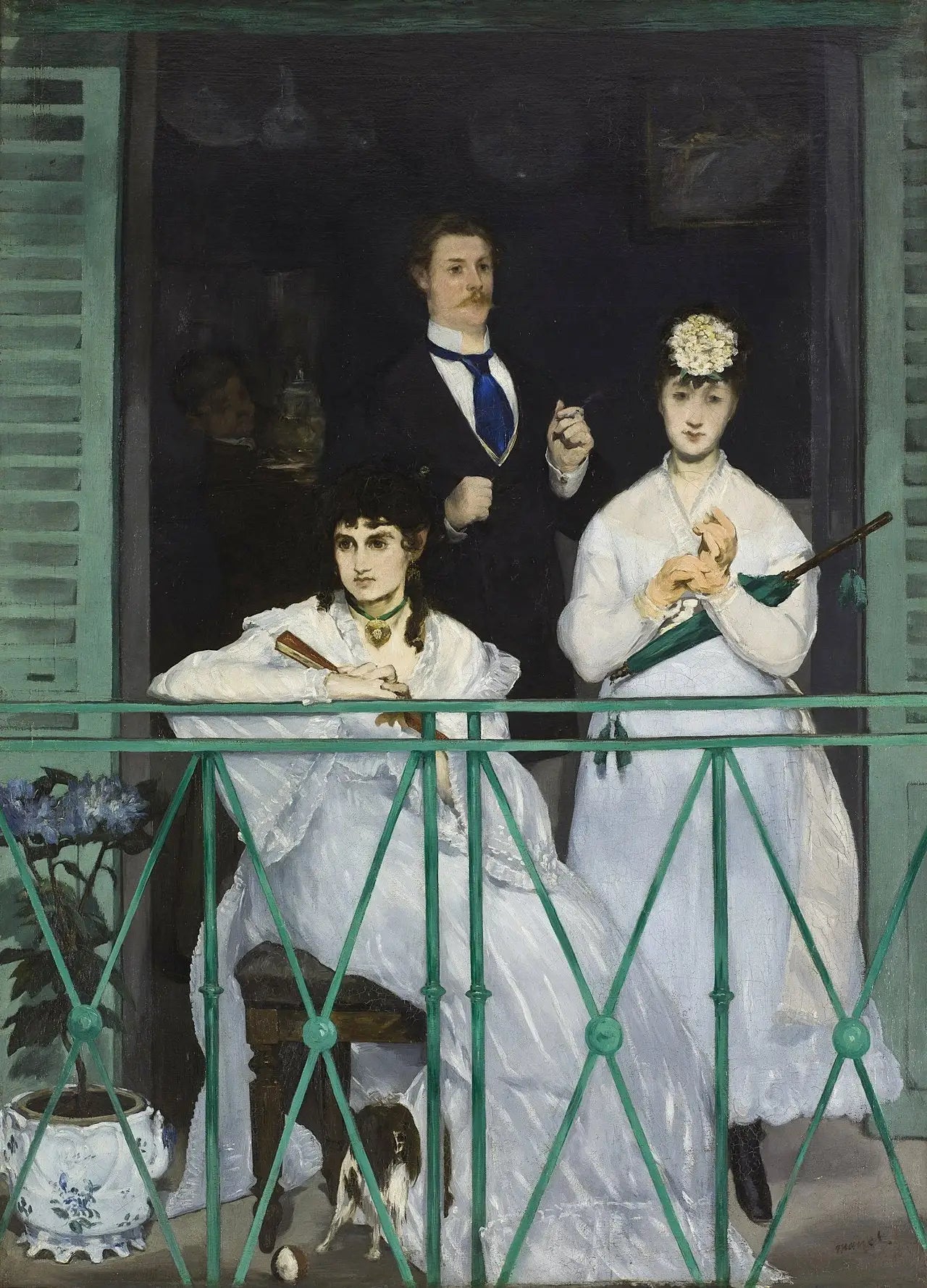 Reproduction du tableau « Le Balcon - Édouard Manet » par Alpha Reproduction en peinture à l’huile