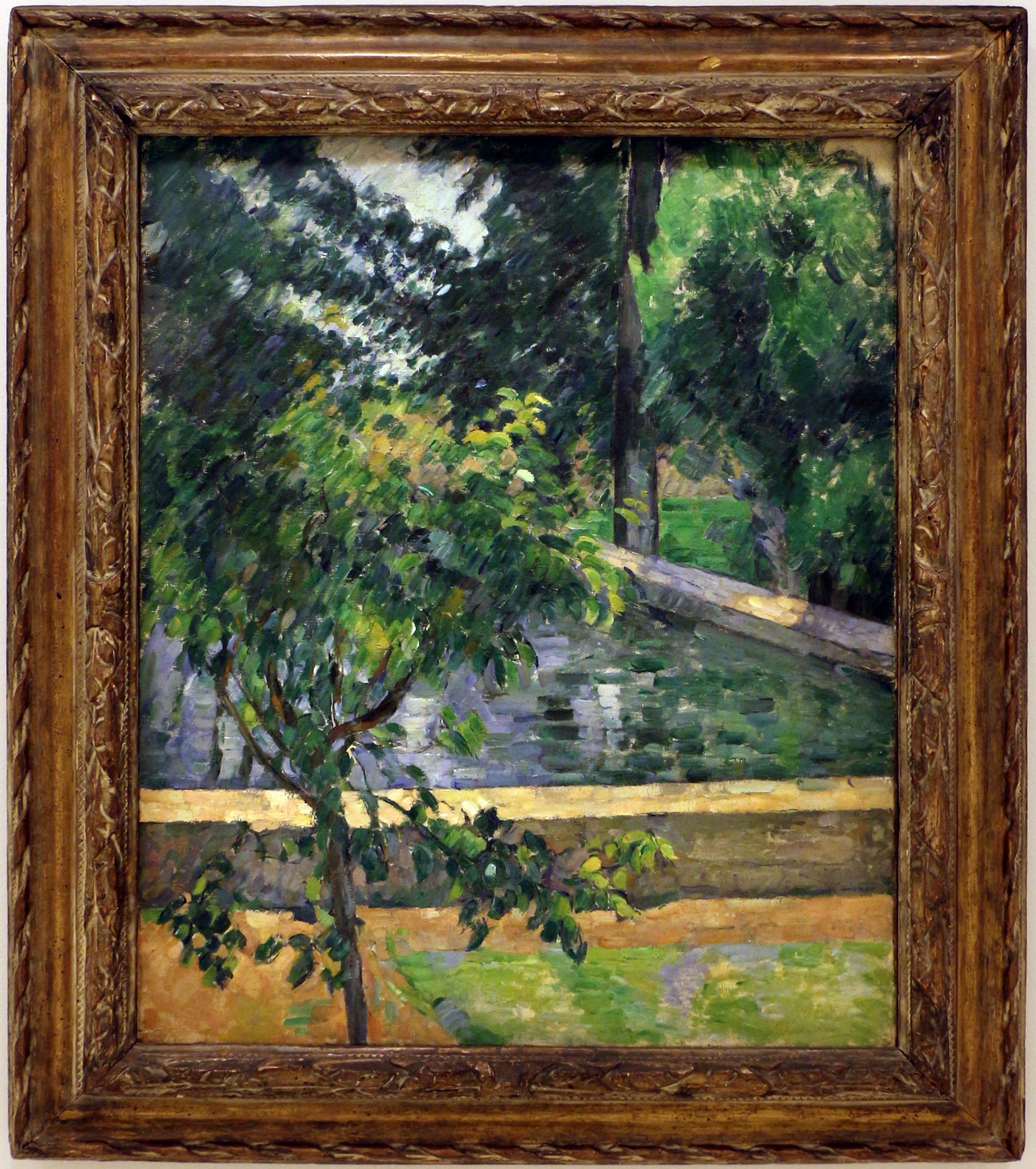 The Basin of Jas de Bouffan - Paul Cézanne