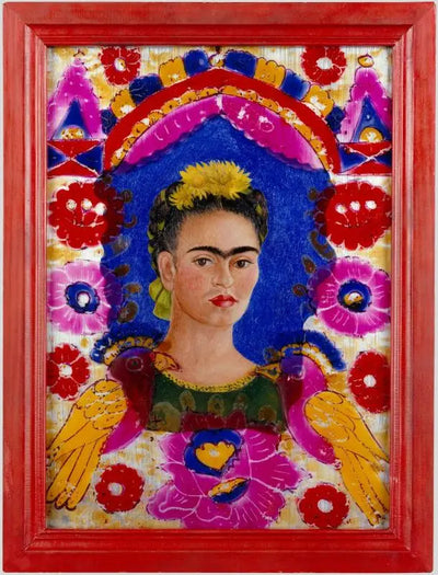 Reproduction du tableau « Le Cadre - Frida Kahlo » par Alpha Reproduction en peinture à l’huile