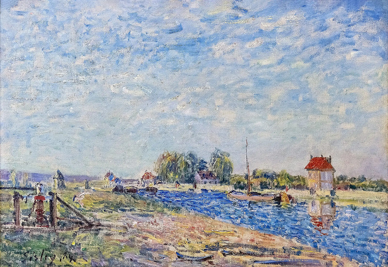 The Canal du Loing - Alfred Sisley