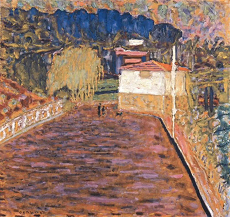 The Cannet, the Pink Road - Pierre Bonnard