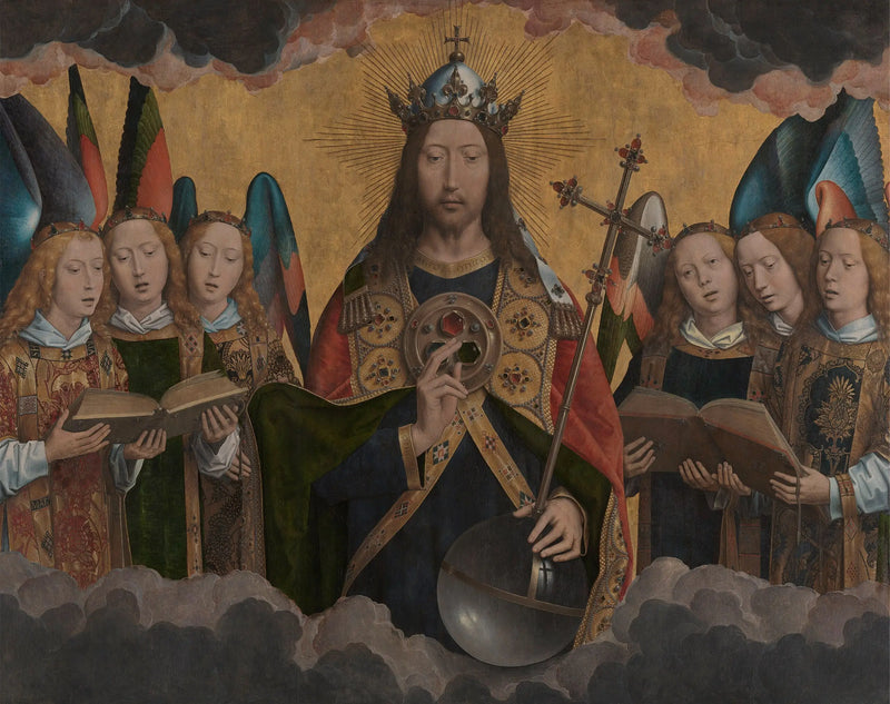 The Christ with Singing Angels - Hans Memling