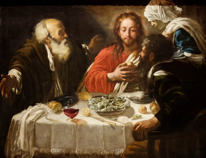 Christ and the Disciples at Emmaus - Caravaggio