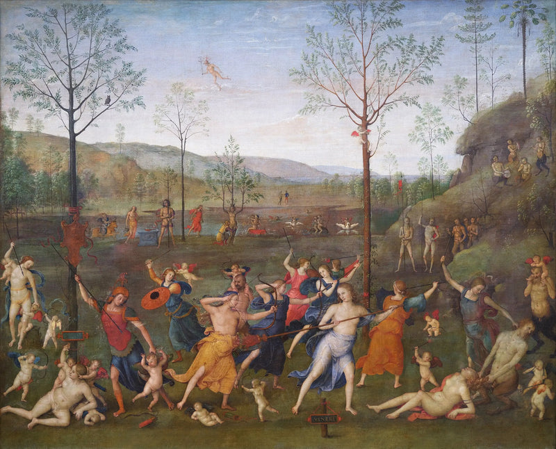 The Battle of Love and Chastity - Pietro Perugino