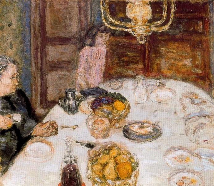 Reproduction du tableau « Le Déjeuner au Grand-Lemps - Pierre Bonnard » par Alpha Reproduction en peinture à l’huile