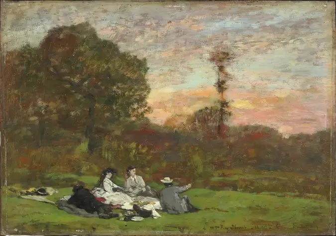 The Luncheon on the Grass - Eugène Boudin