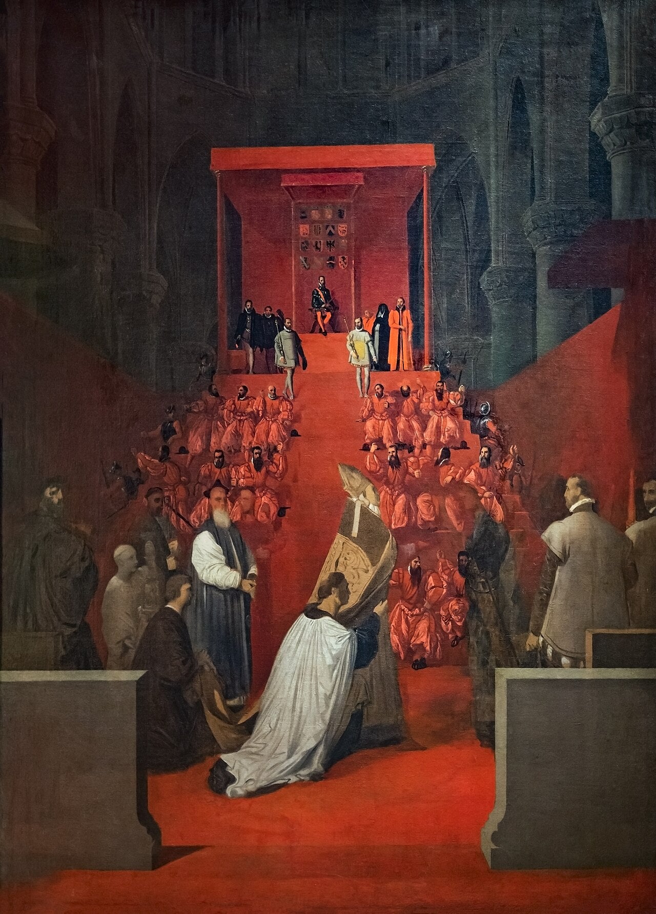 The Duke of Alva at Sainte-Gudule in Brussels - Jean-Auguste-Dominique Ingres
