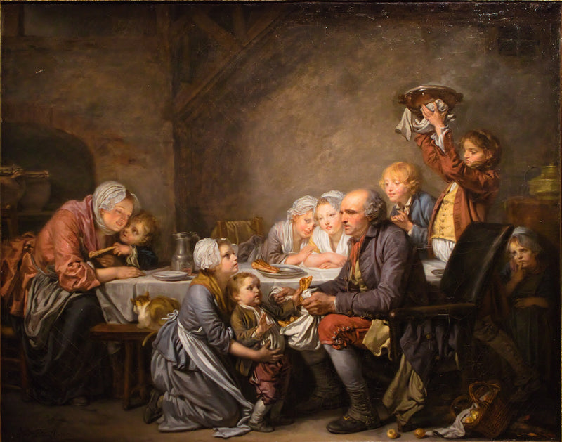 The King's Cake - Jean-Baptiste Greuze