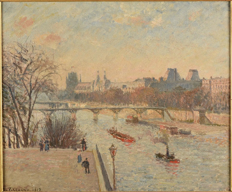 The Louvre - Camille Pissarro