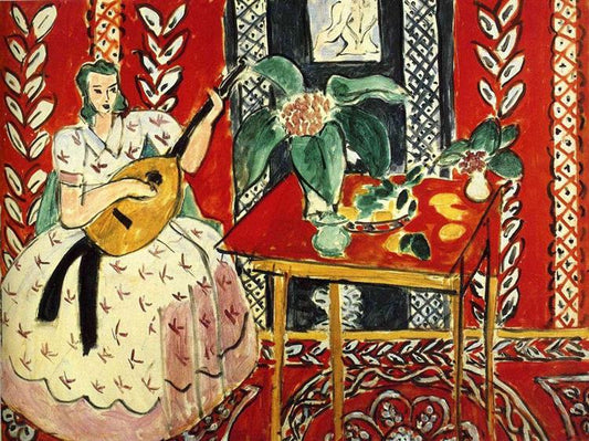 Reproduction du tableau « Le Luth - Henri Matisse » par Alpha Reproduction en peinture à l’huile