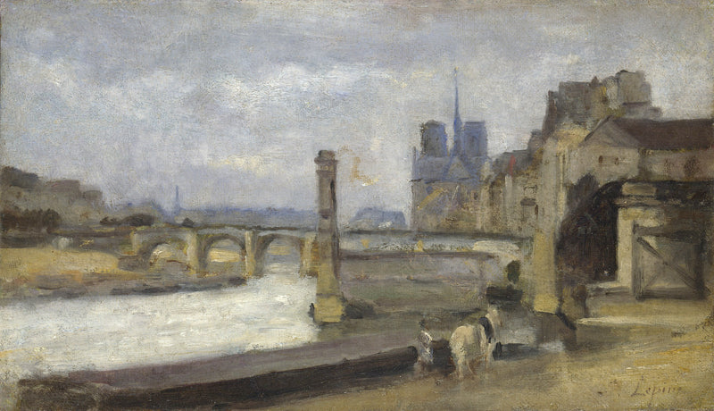 The Pont de la Tournelle, Paris - Stanislas Lépine