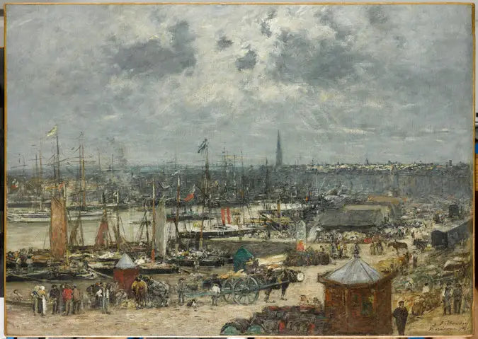The Port of Bordeaux - Eugène Boudin