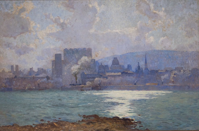 The Port of Montreal - Maurice Galbraith Cullen