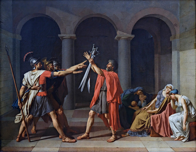 The Oath of the Horatii - Jacques-Louis David