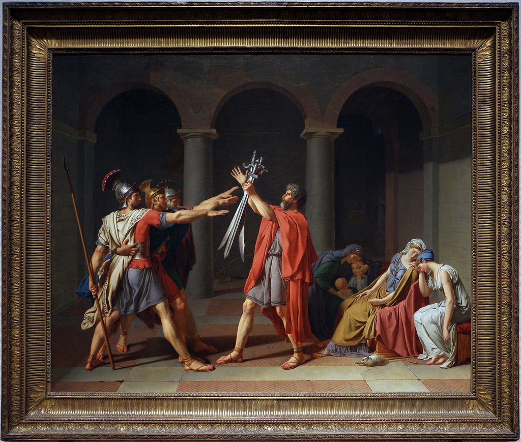 The Oath of the Horatii - Jacques-Louis David