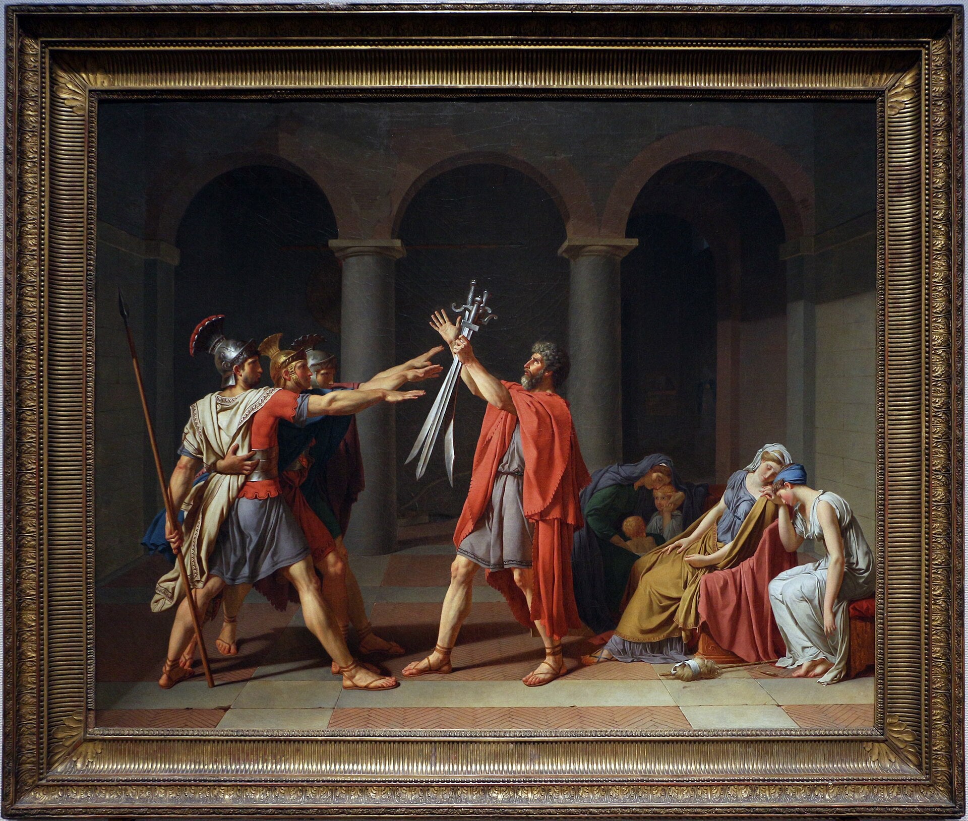 The Oath of the Horatii - Jacques-Louis David
