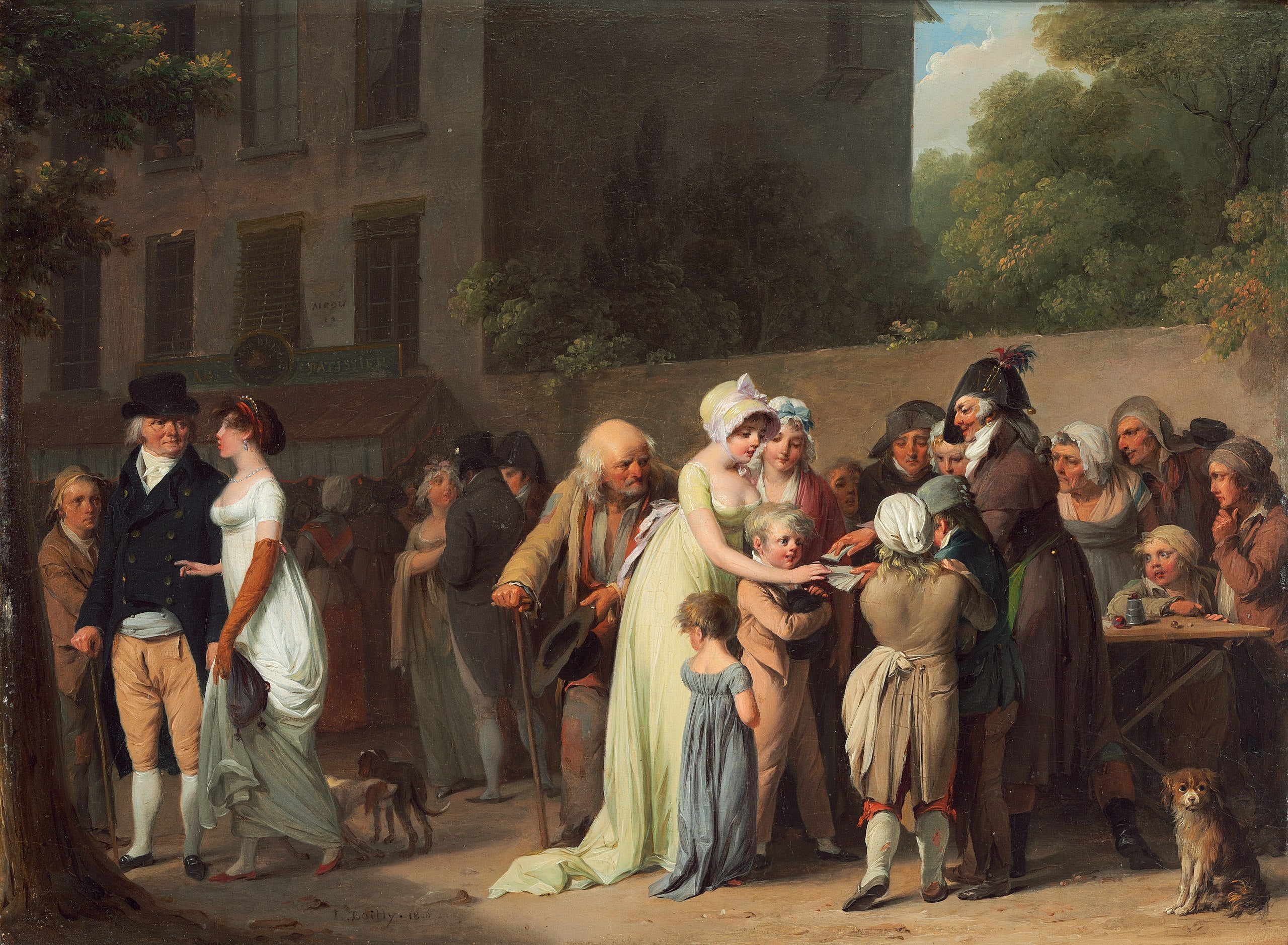 Le Tricheur du boulevard - Louis-Léopold Boilly