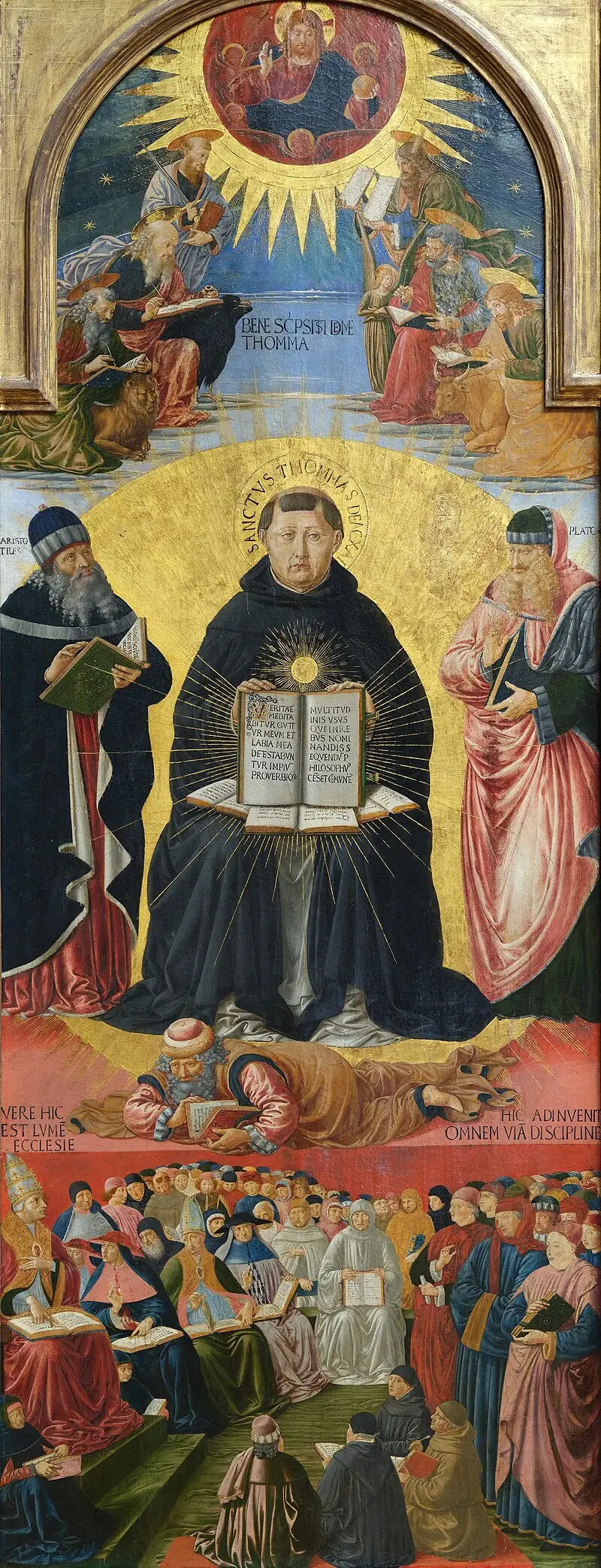 The Triumph of Saint Thomas Aquinas - Benozzo Gozzoli