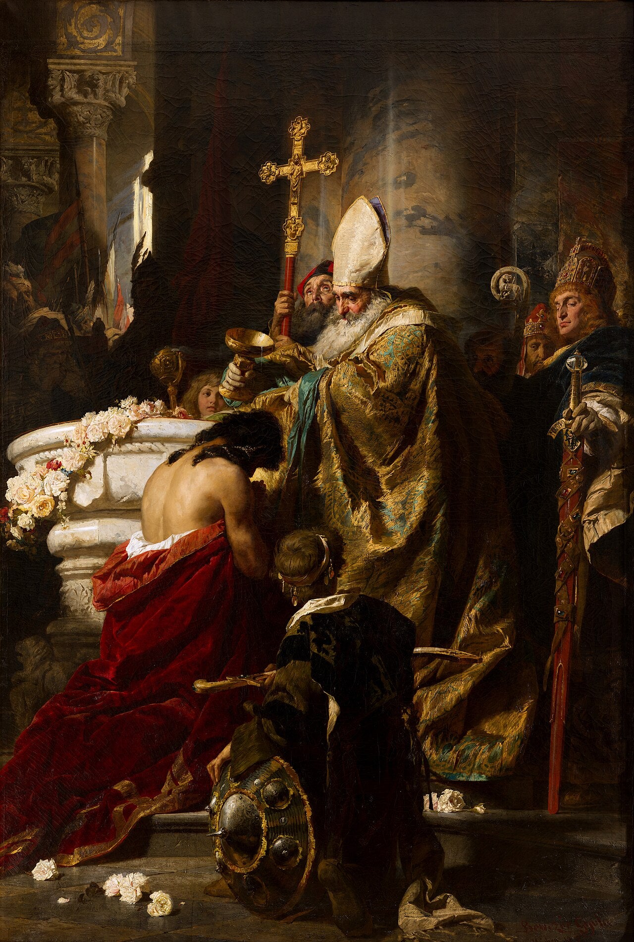 Le baptême de Vajk - Gyula Benczúr