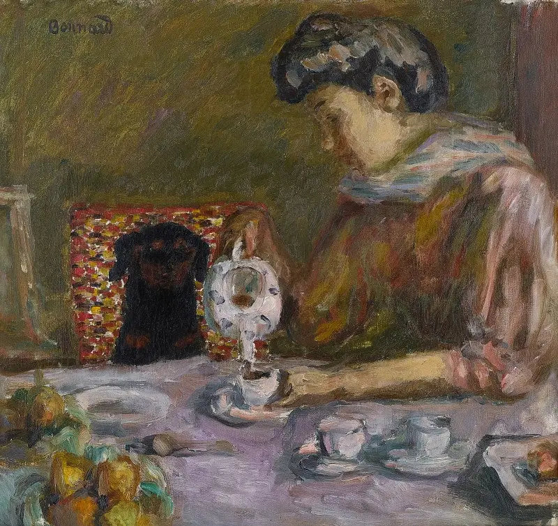 The Café - Pierre Bonnard