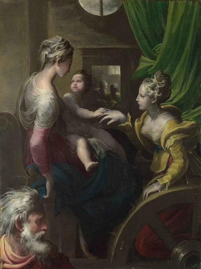 The Mystic Marriage of Saint Catherine - Parmigianino
