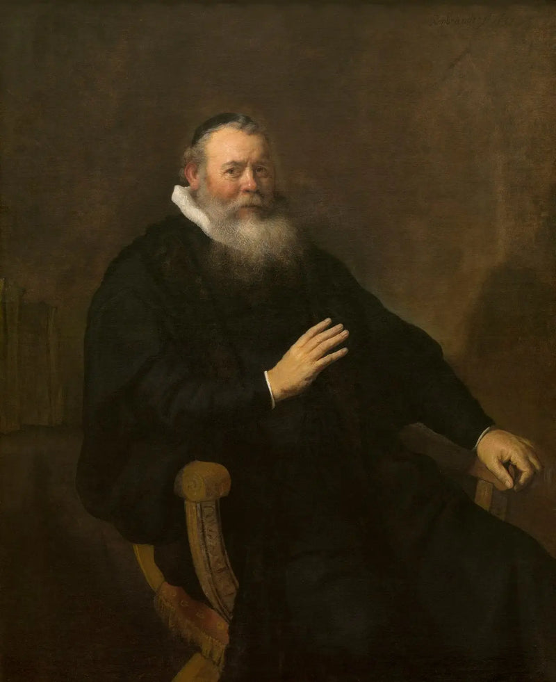 The Pastor Eleazar Swalmius - Rembrandt