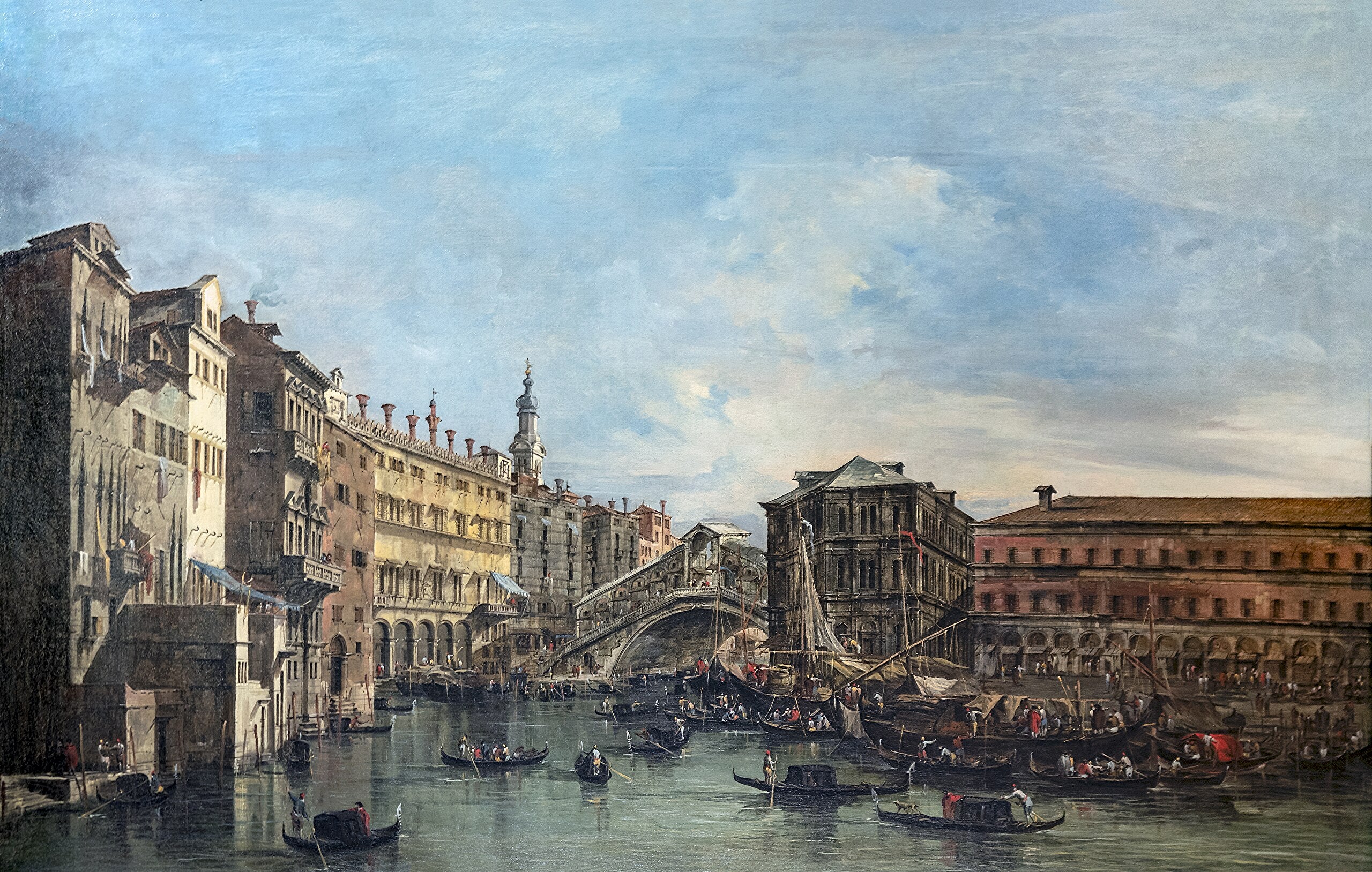 Le pont du Rialto - Francesco Guardi