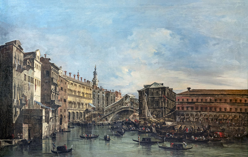 The Rialto Bridge - Francesco Guardi