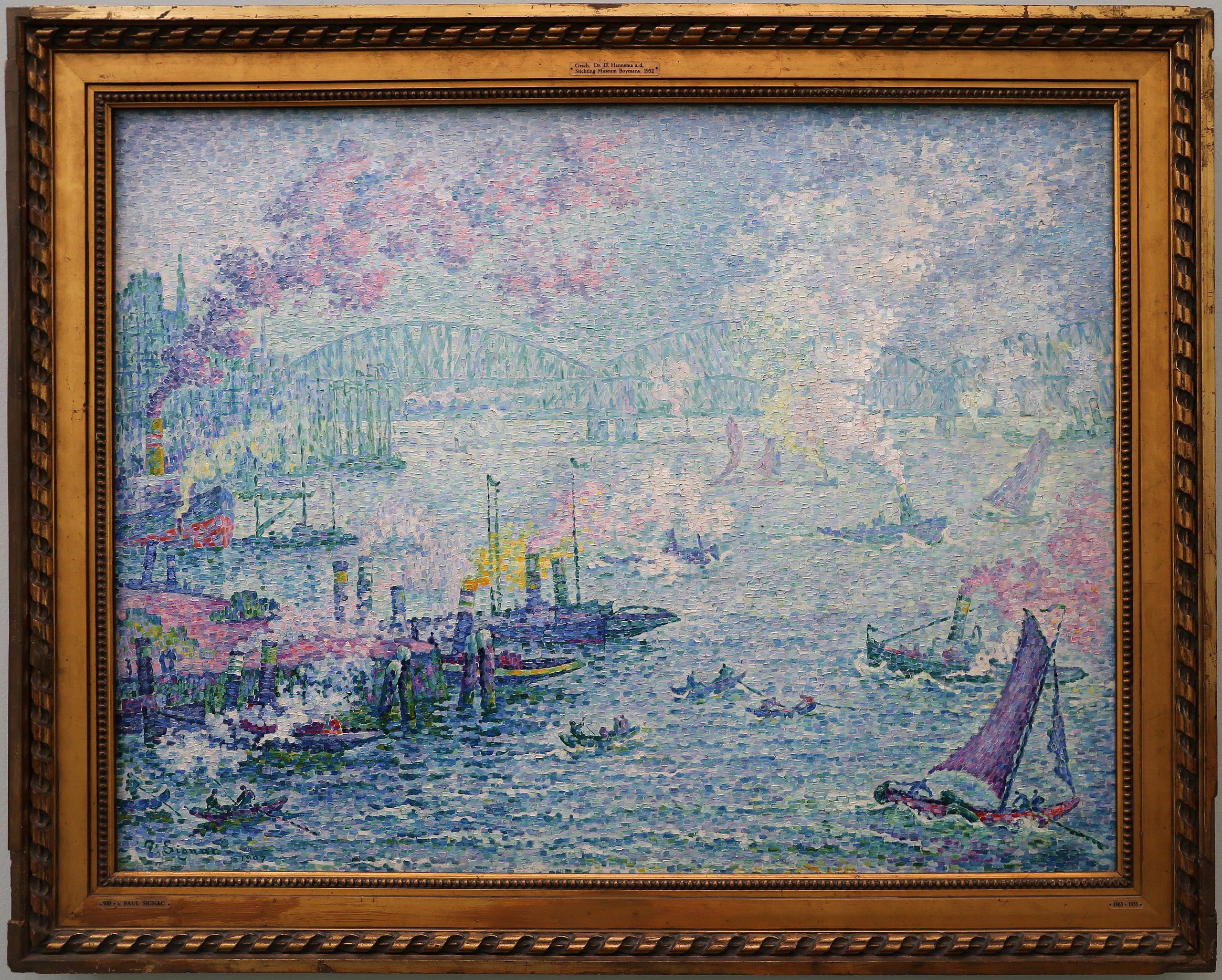 The Port of Rotterdam - Paul Signac