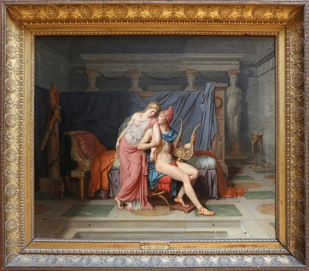 Les Amours de Paris et d’Hélène - Jacques-Louis David - Alpha Reproduction