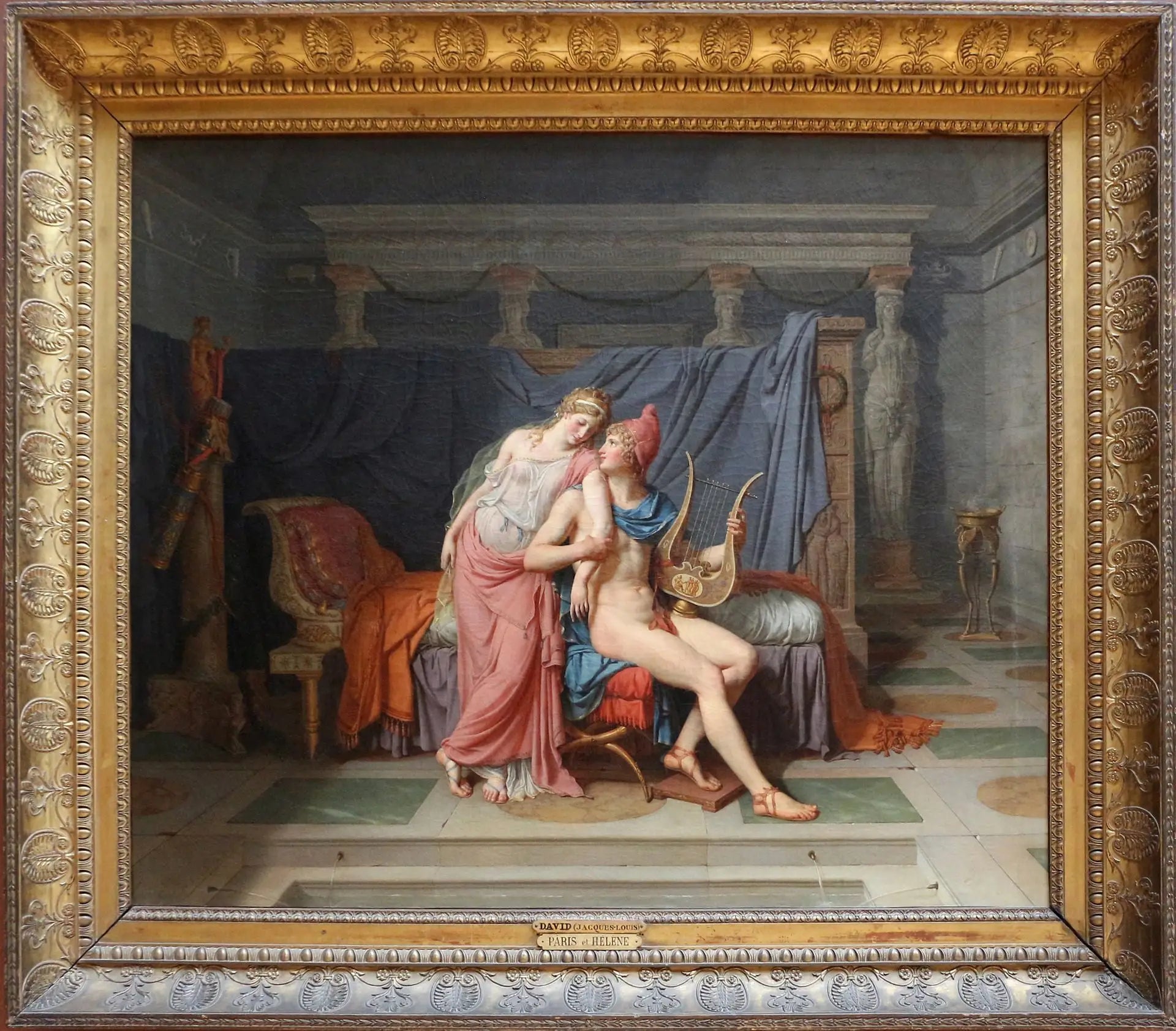 Les Amours de Paris et d’Hélène - Jacques-Louis David - Alpha Reproduction
