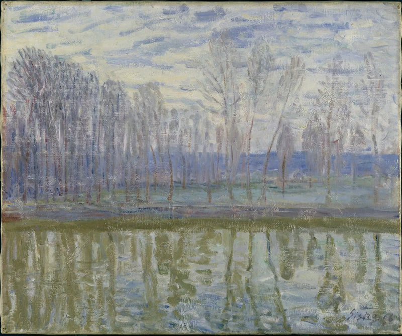 The Banks of the Loing - Alfred Sisley