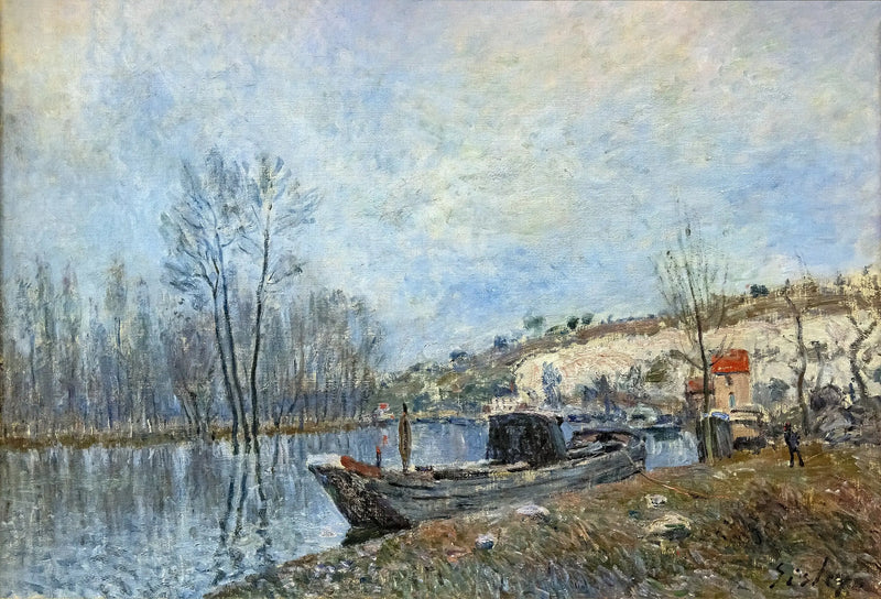 The Banks of the Loing near Moret - Alfred Sisley