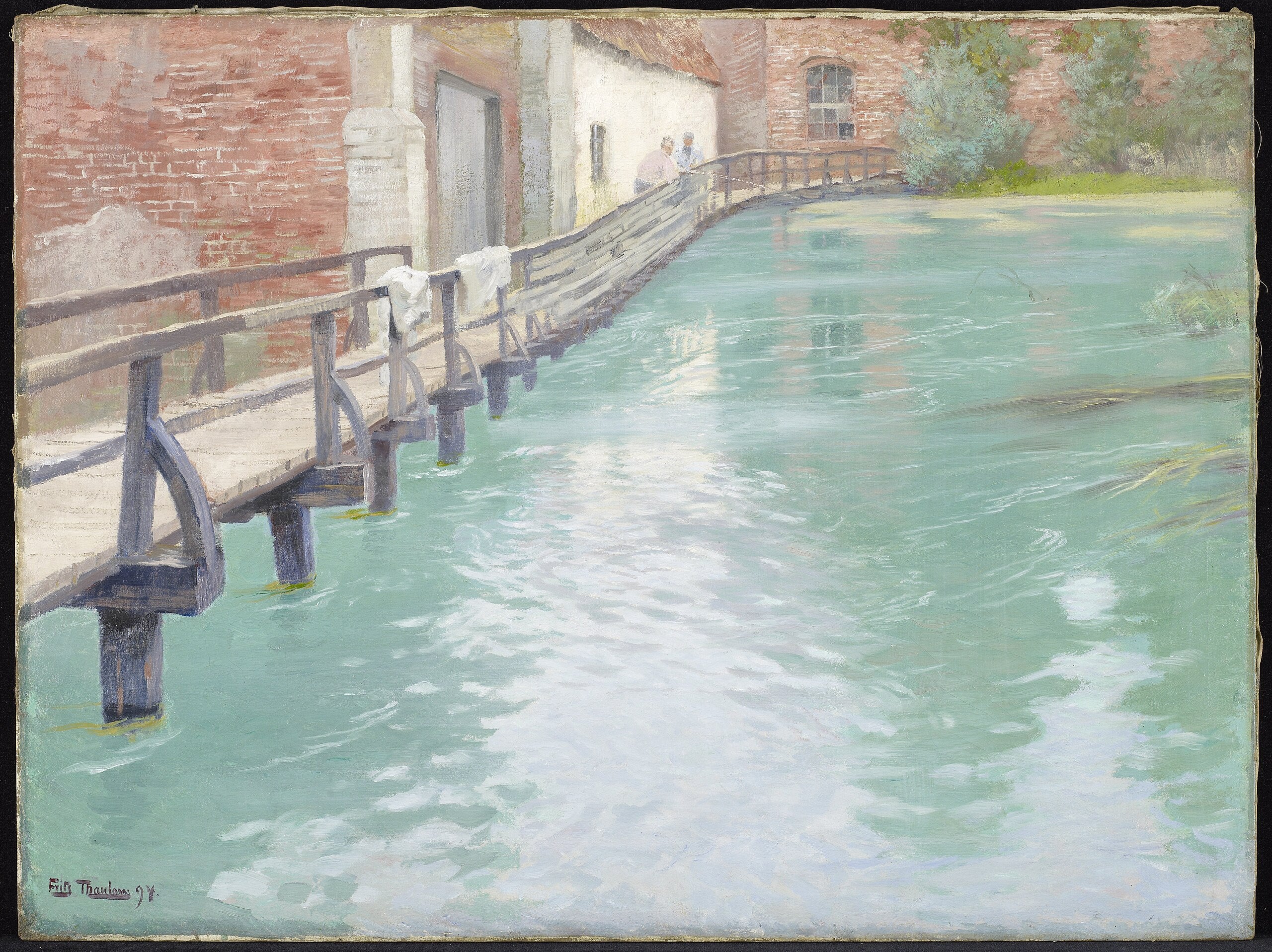 The Mills of Montreuil-sur-Mer, Normandy - Frits Thaulow