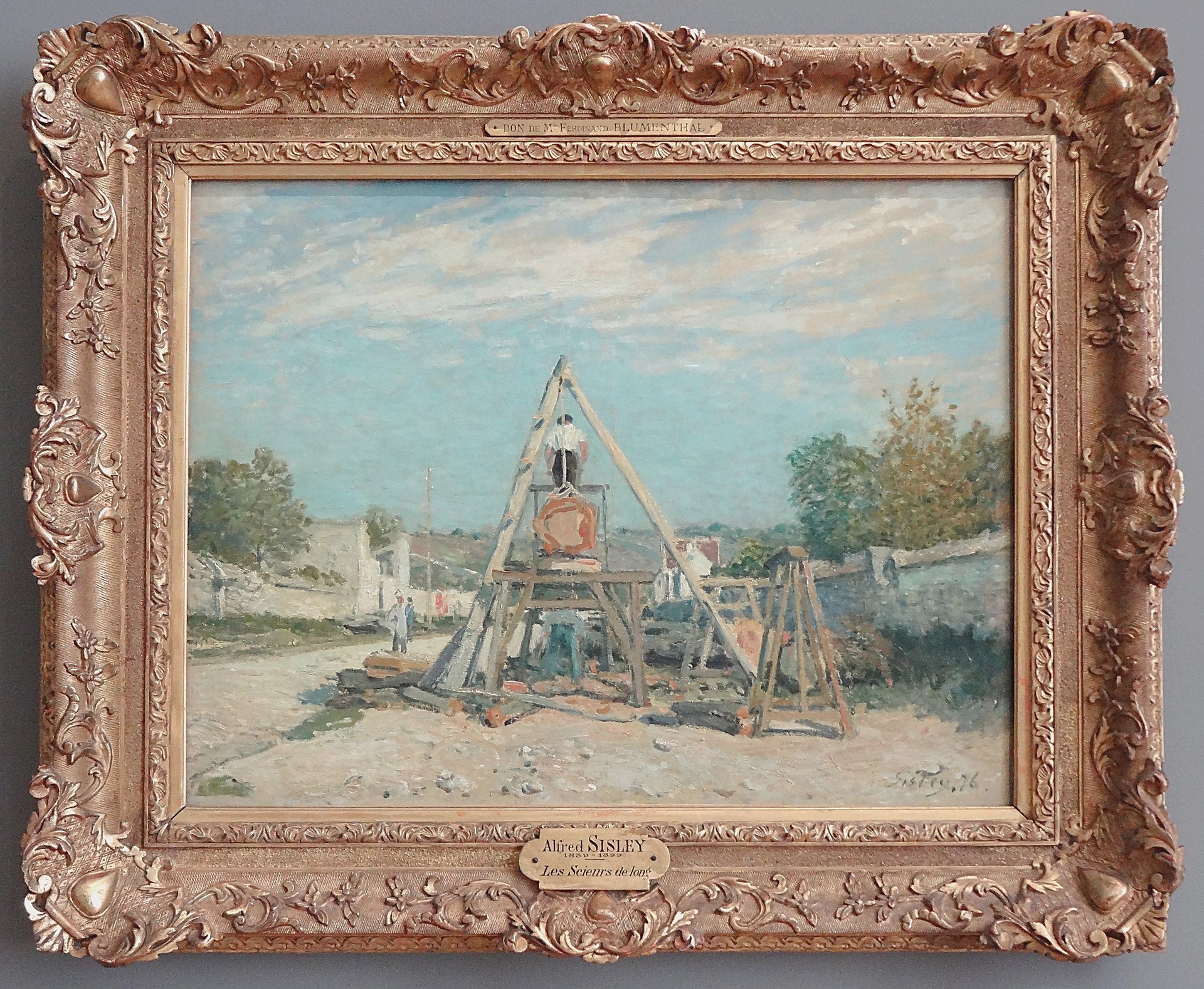 The Long Sawyers - Alfred Sisley