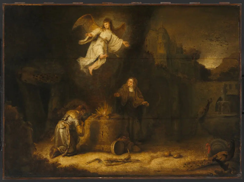 The Sacrifice of Manoah - Rembrandt