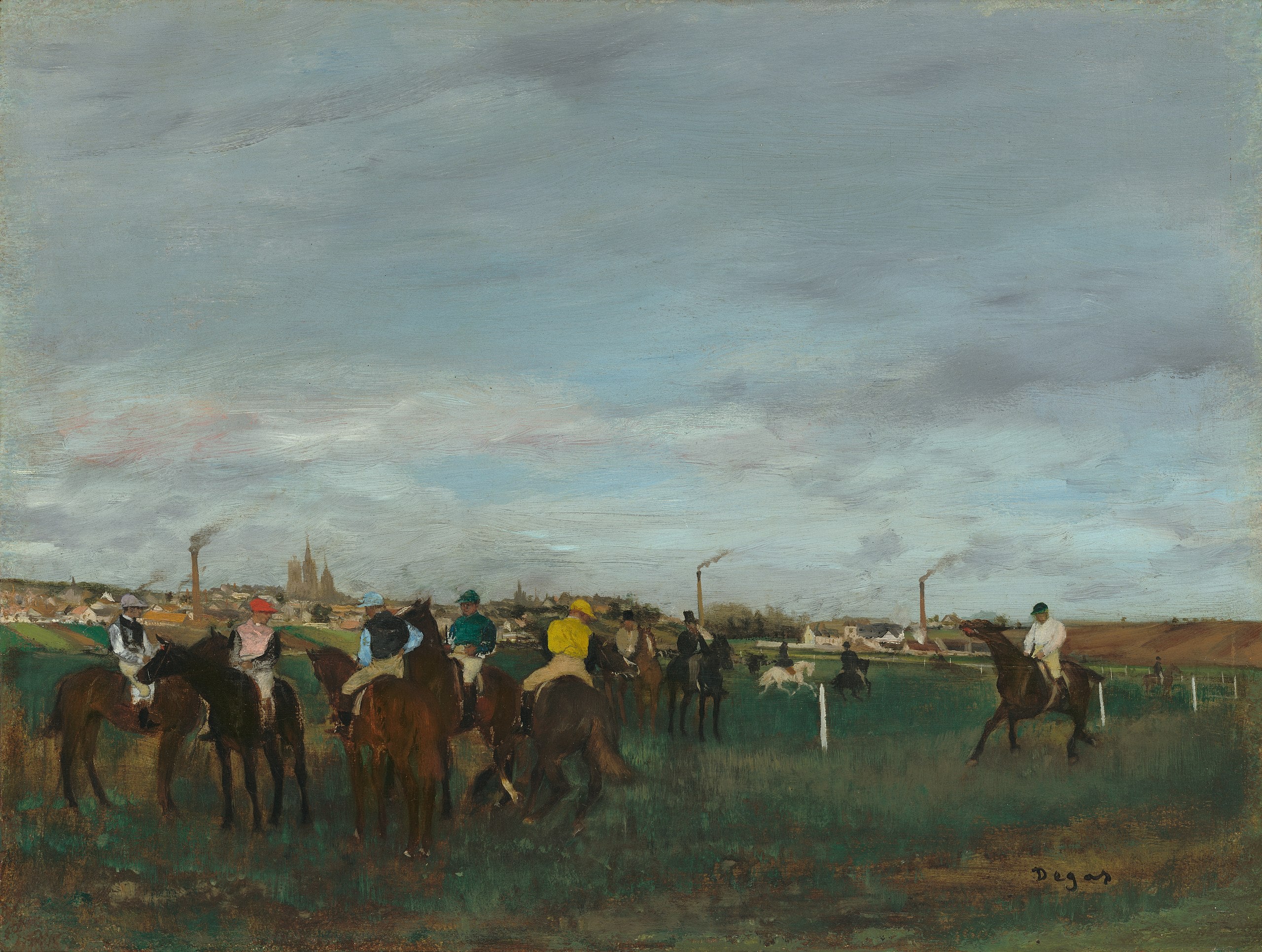 The Races - Edgar Degas