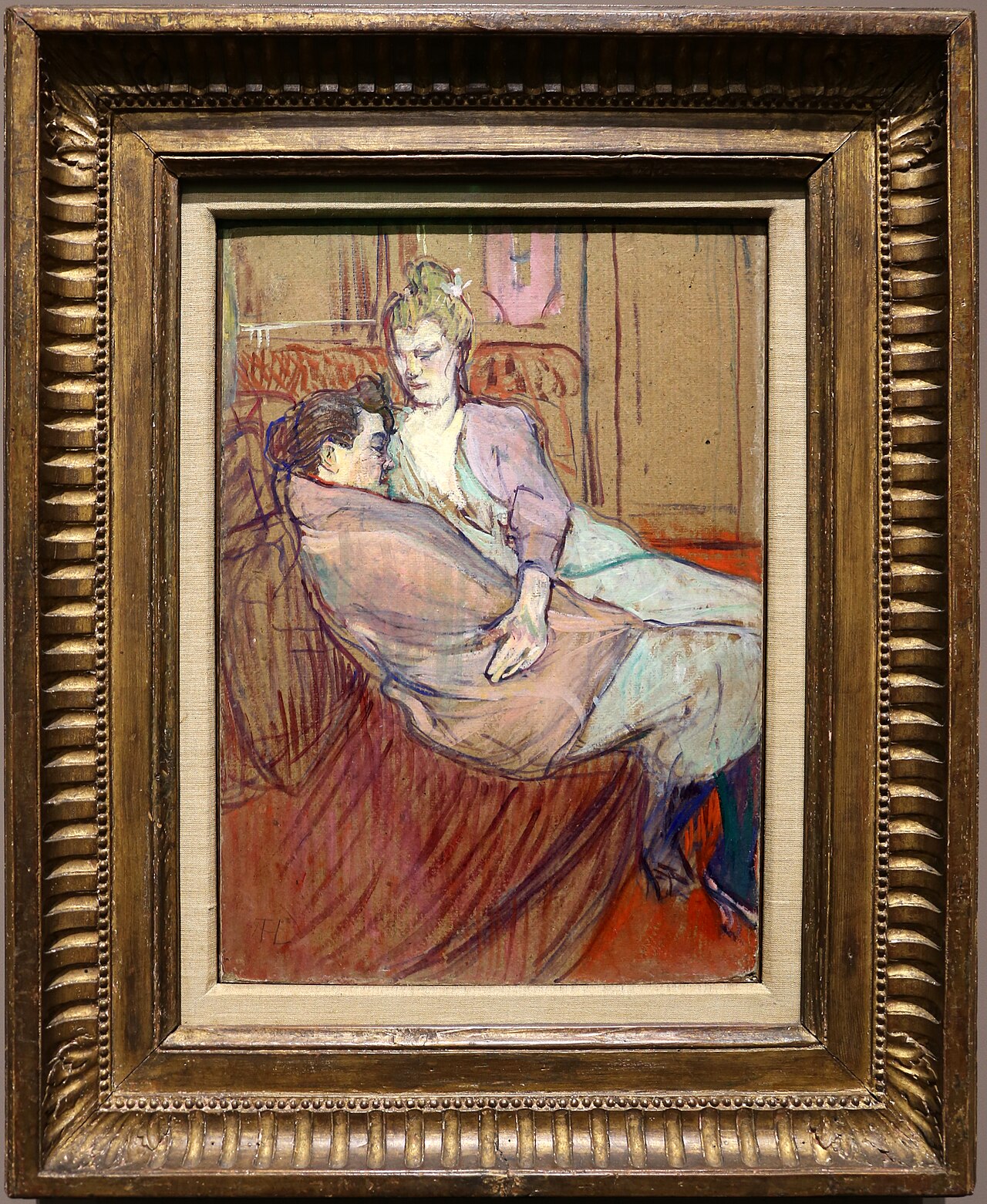 The Two Friends - Henri de Toulouse-Lautrec