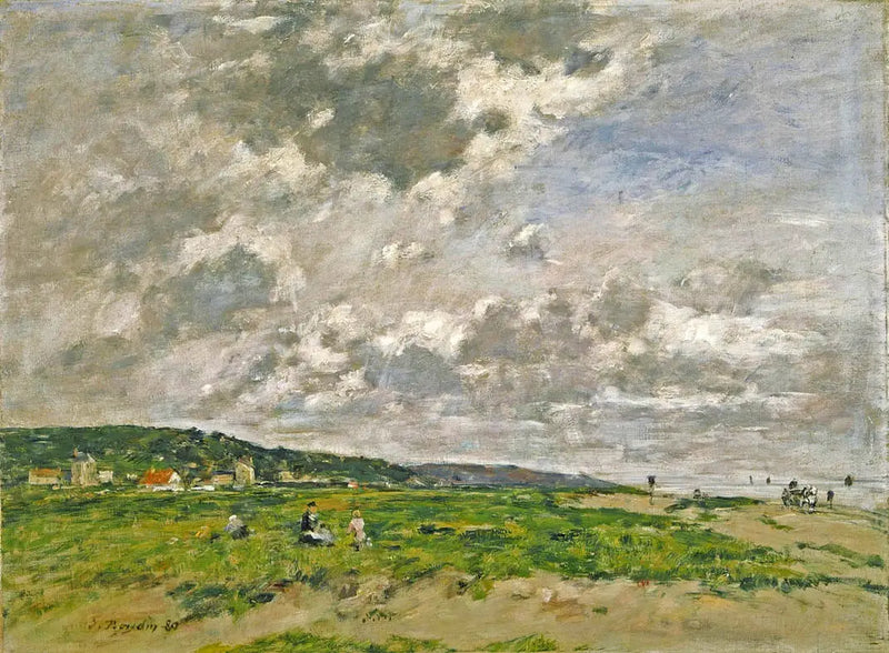 The dunes of Tourgeville - Eugène Boudin