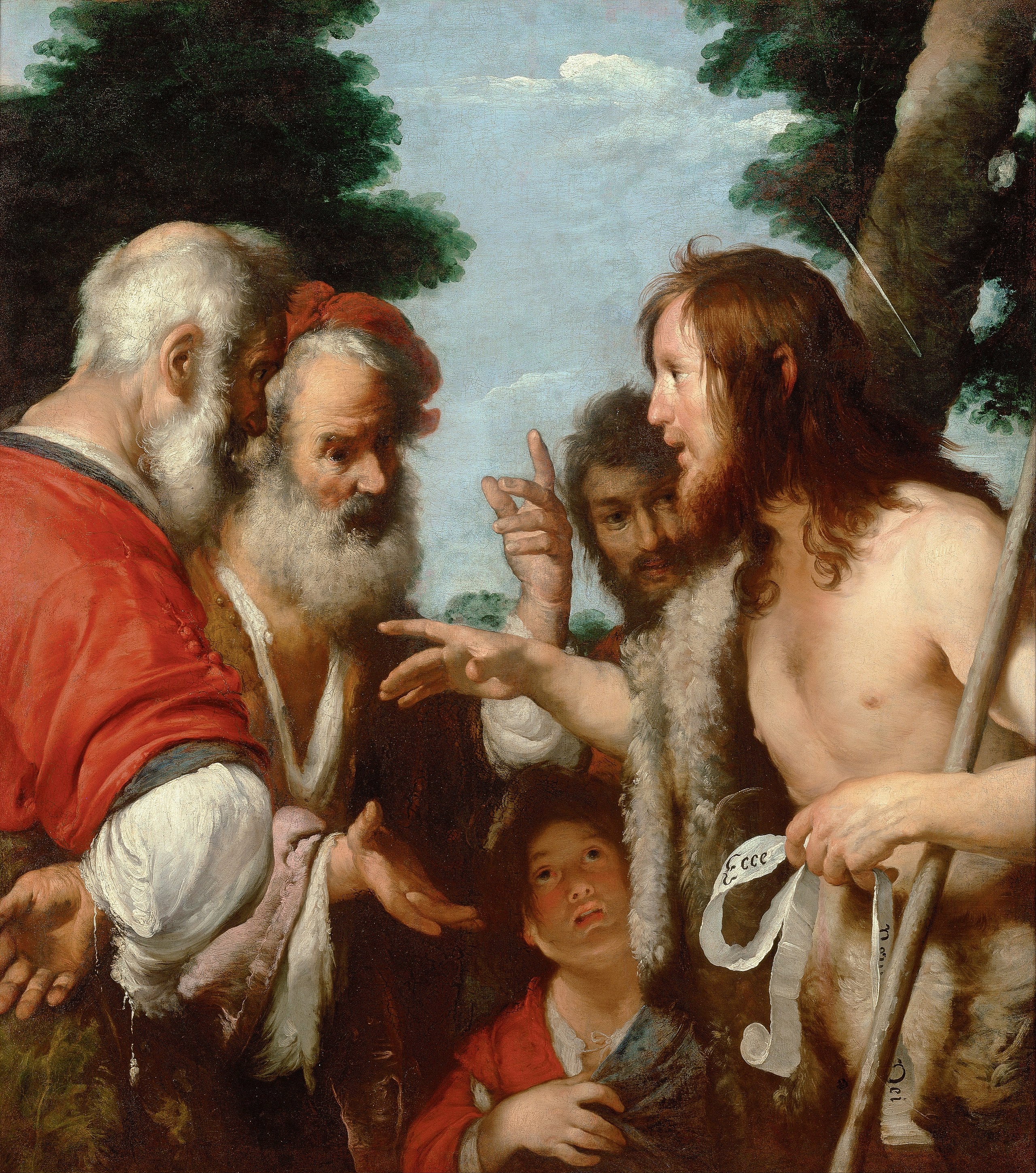 Le sermon de saint Jean-Baptiste - Bernardo Strozzi
