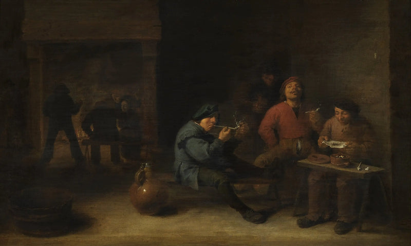 The smokers - David Teniers the Younger